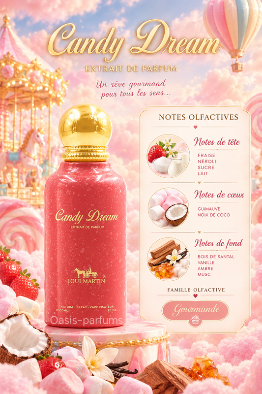 Candy Dream Loui Martin - Parfum Féminin, Chic, Sucré et Addictif