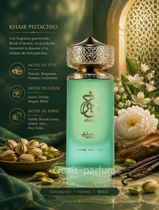 Khair Pistachio Paris Corner - Le Plaisir Gourmand dans toute sa Sophistication