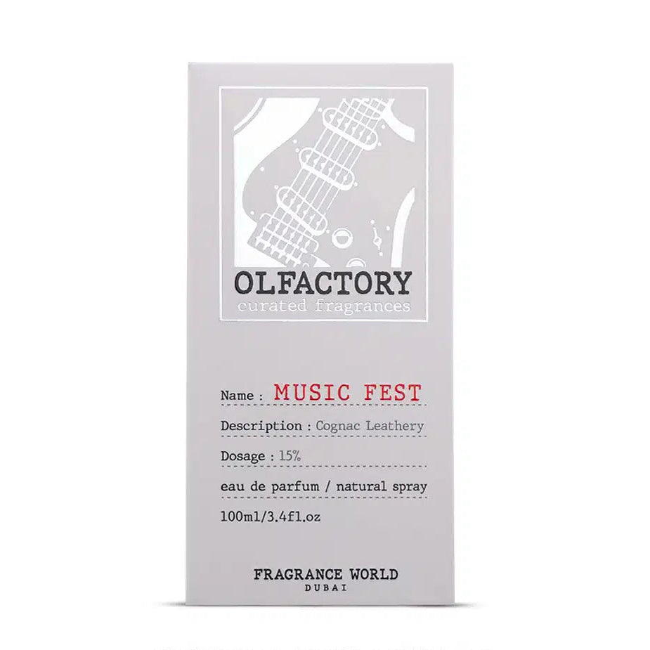 Eau de parfum Music Fest (Olfactory) 100ml – Fragrance World