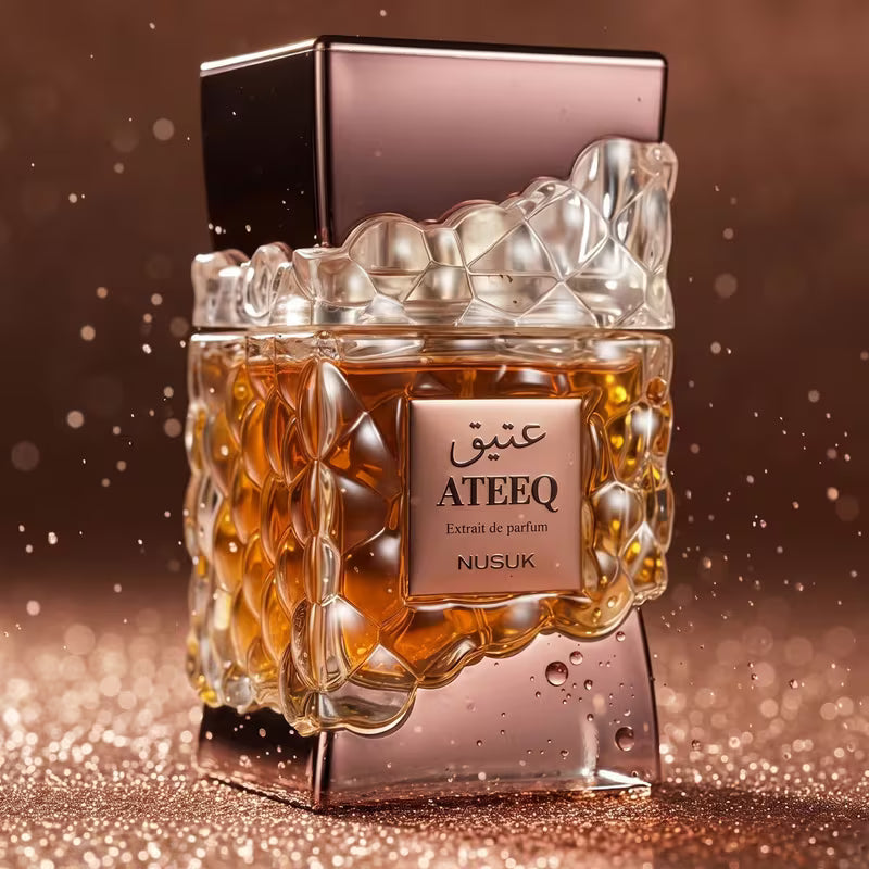 Ateeq Nusuk - Extrait de Parfum Homme - Oriental Miellé Boisé