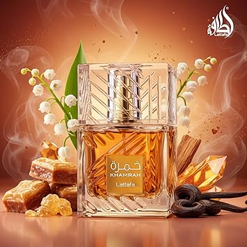 Khamrah Eau de Parfum Lattafa Parfums Unisexe 100 ml Vanille Doux Chaud Épicé Boisé Vanille