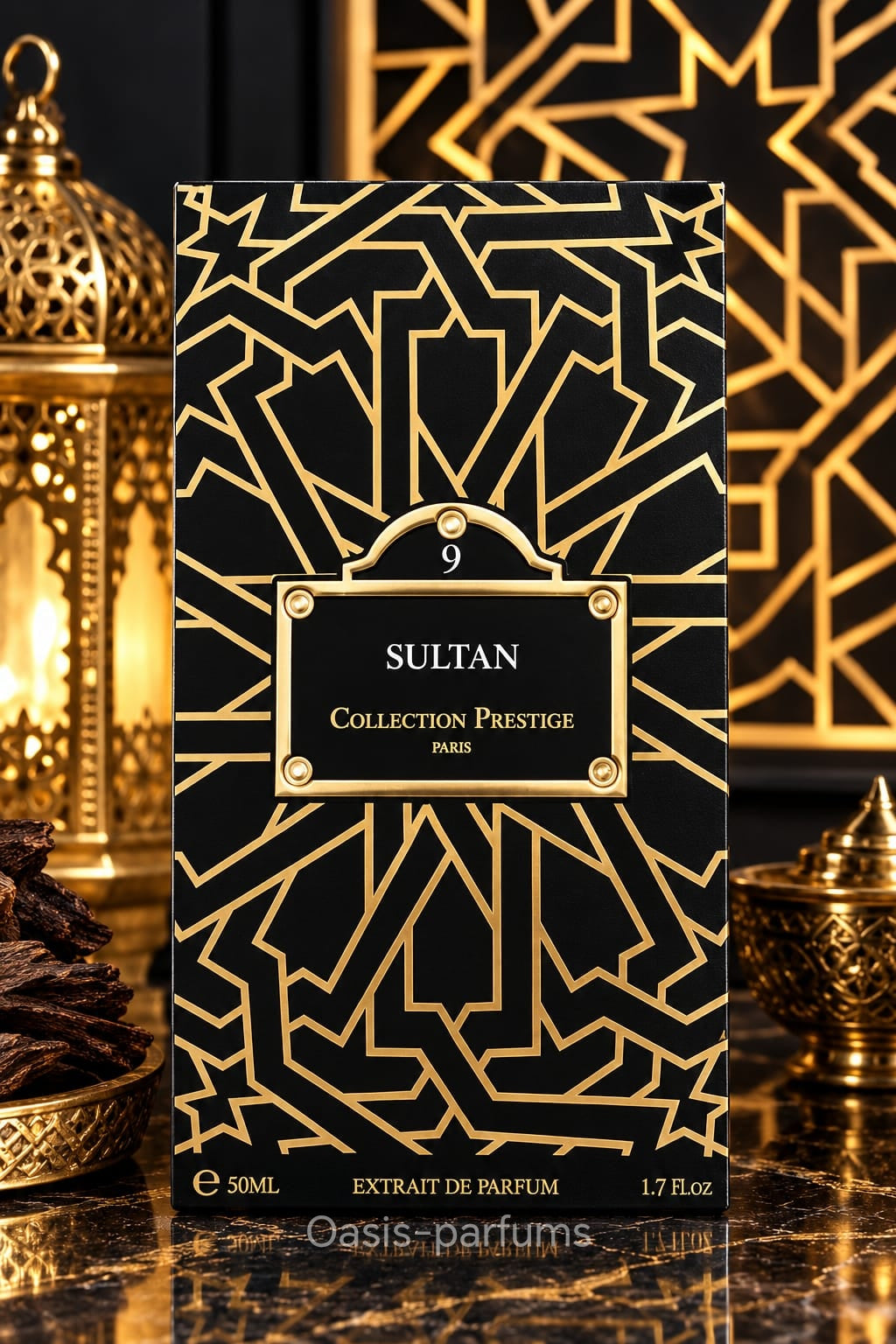 Sultan – Collection Prestige Paris – Extrait de Parfum 50ml