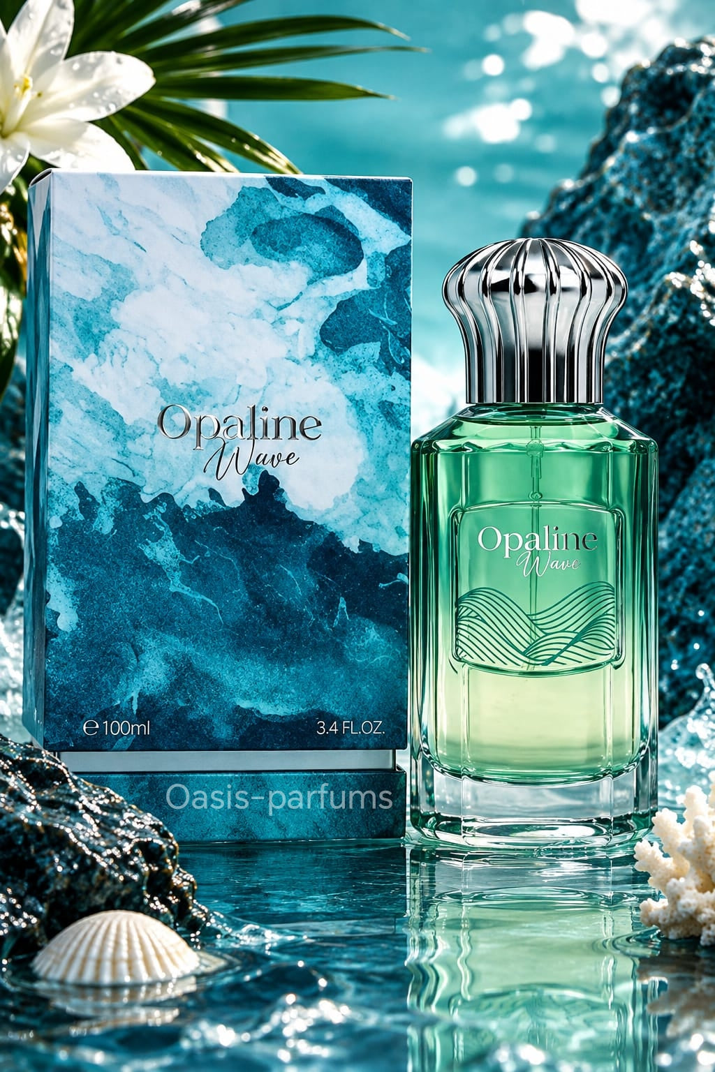 Opaline Wave Ahmed Al Maghribi - Parfum Unisexe Floral Boisé Musqué