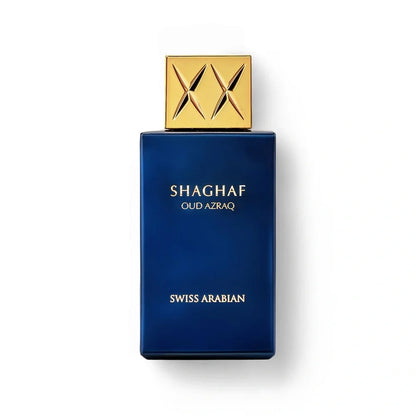 Shaghaf Oud Azraq - Swiss Arabian - Parfum Unisexe 75ml, Oriental, Boisé, Vanillé