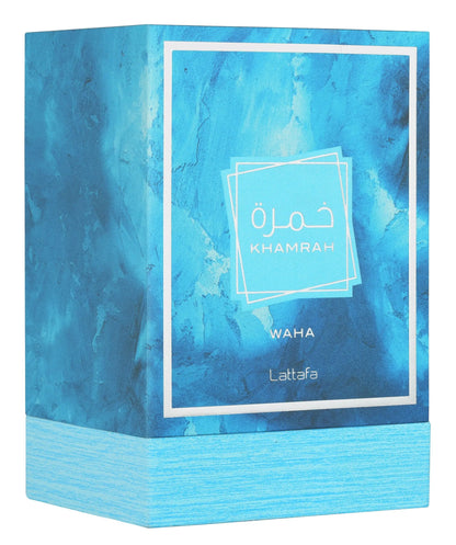 Khamrah Waha Lattafa - Parfum Mixte 100ml Aromatique Aquatique, Frais Boisé