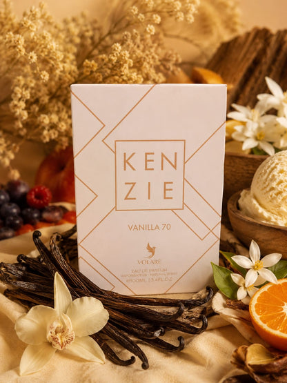 Kenzi Vanilla 70 - Eau de Parfum aux Notes Vanillées Envoûtantes