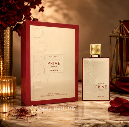 Privé Rouge Riiffs - Parfum Intense, Sensuel et Longue Tenue