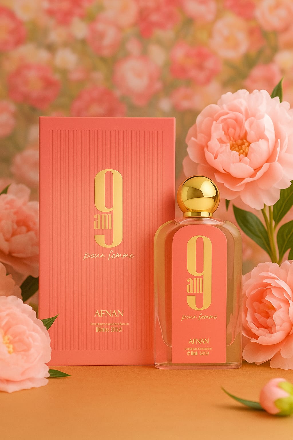 Eau de Parfum - 9 AM rose Afnan pour femme 100ml