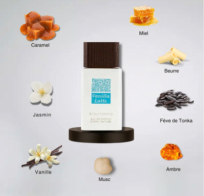 Vanilla Latte Gulf Orchid - Parfum Gourmand Café et Vanille, Longue Tenue