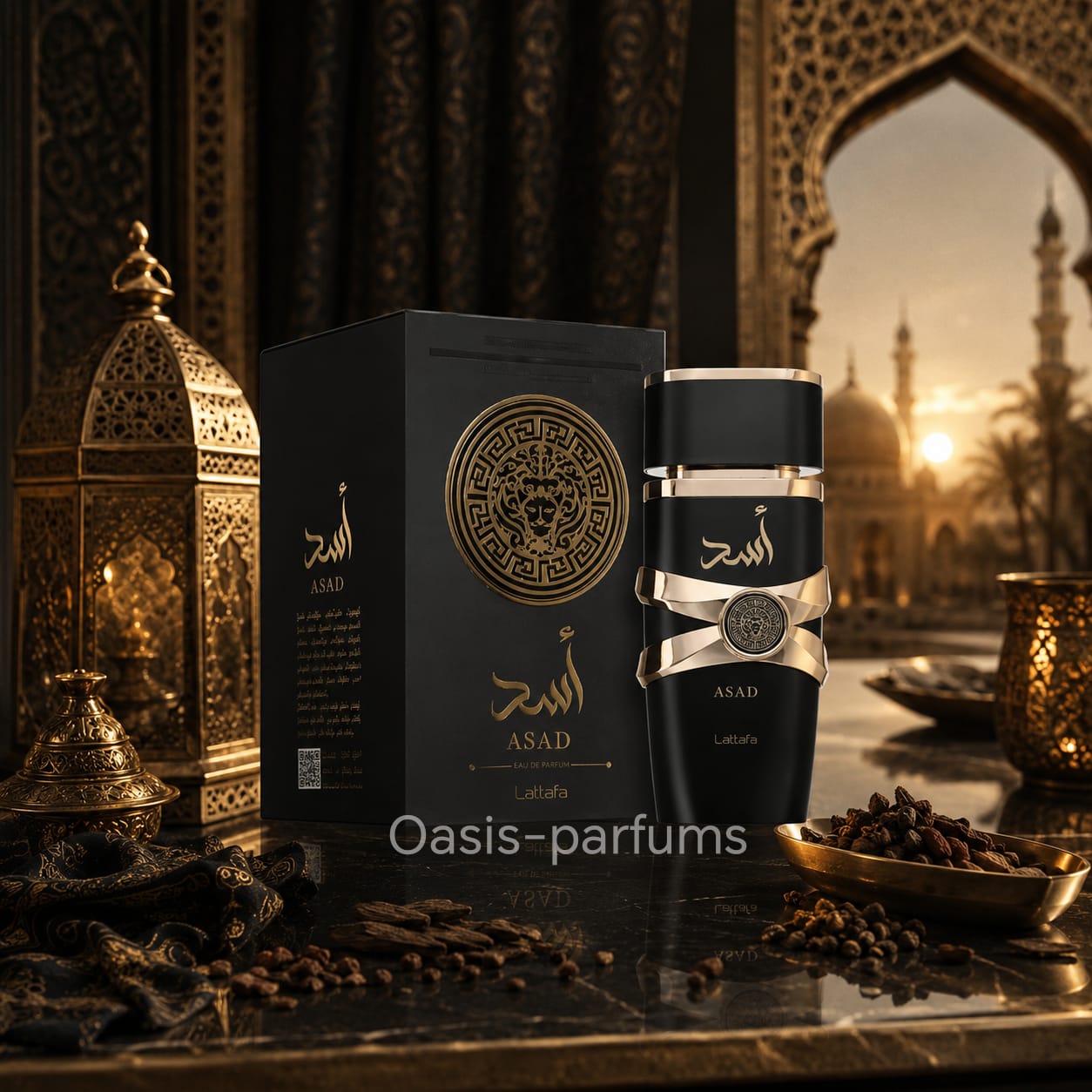Asad Noir Lattafa - Charisme, élégance et séduction