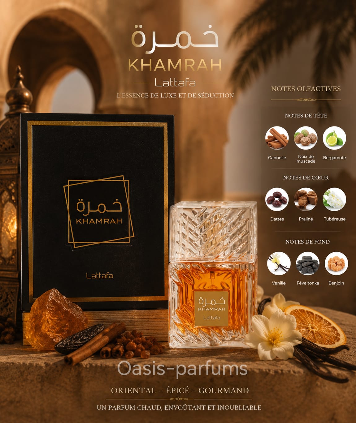 Khamrah Lattafa - Bestseller Oriental de Luxe