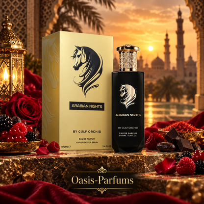 Arabian Nights - Gulf Orchid -Eau de Parfum unisexe 100ml Orientale,Florale, Gourmande
