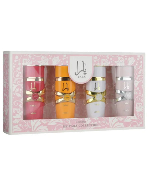 Coffret My Yara Collection 4 parfums 25ml – Lattafa