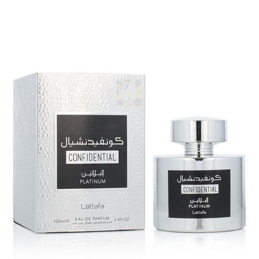 Eau de Parfum - Confidential Platinium Lattafa 100ml