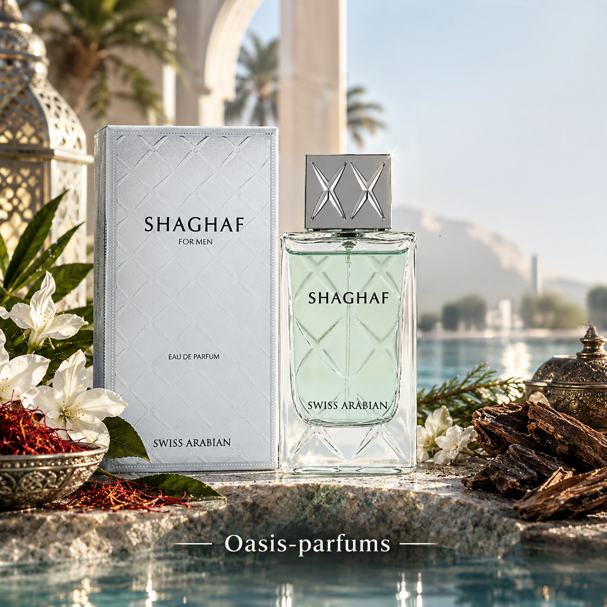 Shaghaf for Men - Swiss Arabian - Parfum Homme 75ml Aromatique Aquatique