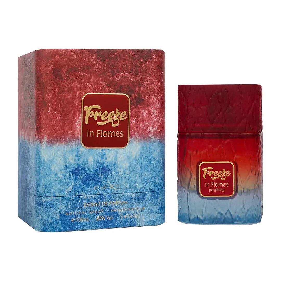 Freeze In Flames - Riiffs - Parfum Mixte 100ml Fruité Mentholé, Aromatique Frais