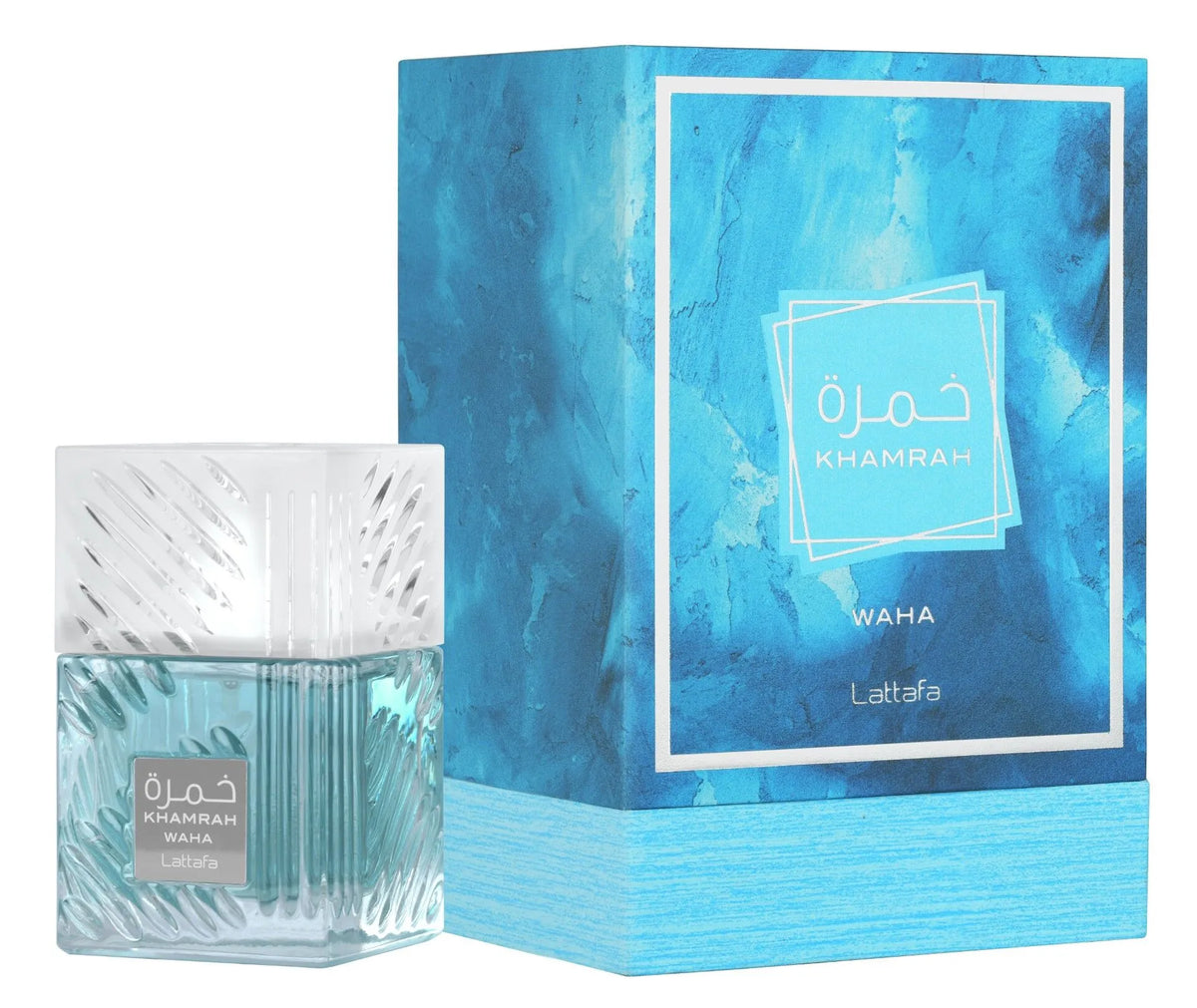 Khamrah Waha Lattafa - Parfum Mixte 100ml Aromatique Aquatique, Frais Boisé