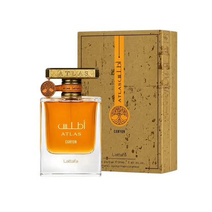 Atlas Canyon - Lattafa - Eau de Parfum unisexe 55ml Hespéridée, Ambrée, Marine