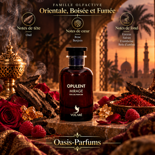 Opulent Mirage - Volaré - Eau de Parfum mixte 100ml Orientale, Boisée, Fumée