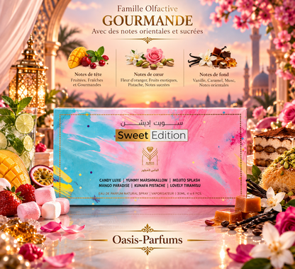 Sweet Edition - Almas - Coffret 6 Parfums Gourmands 30ml