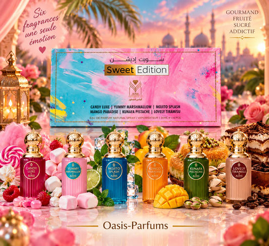 Sweet Edition - Almas - Coffret 6 Parfums Gourmands 30ml