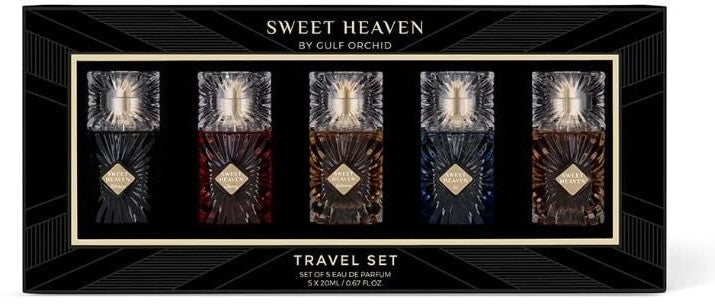 Sweet Heaven - Gulf Orchid - Coffret Découverte 5 Parfums Unisexe 20ml Boisée, Sucrée